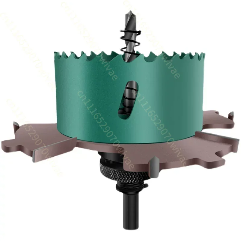 Edge-Free Recessed Downlight Hole Saw Kit for Ceiling, Wooden & Gypsum Board, Embedded Mounting Hardware, 75mm Diameter