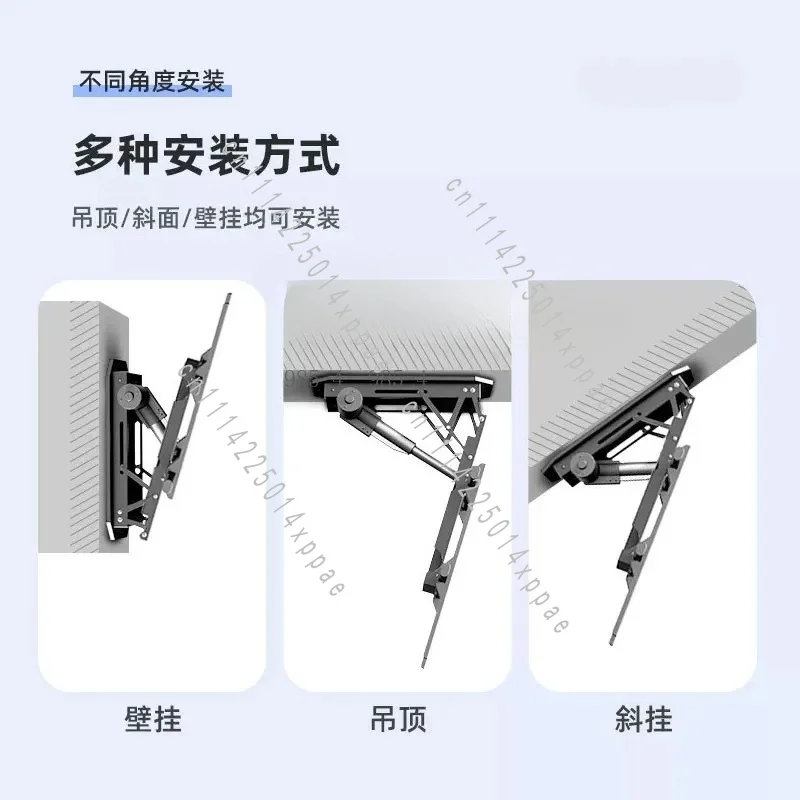 For Large Flat Screen Electric Ceiling Flip TV Mount Remote Operated Pitched Roof Holder
