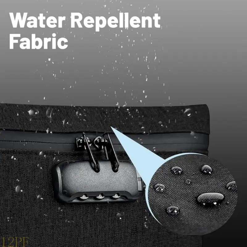 12PF Secure Odor Proof Locking Bag With 3 Number Combination Code Impermeable Travel Planner For Cash Visas Rudiments