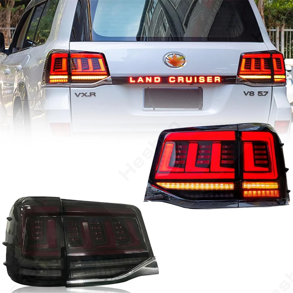 Tail lights For Toyota Land Cruiser 200 LC200 FJ200 GRJ200 2016-2021 Rear Lamp Lighs LED Tail Light Taillight Taillamp Assembly