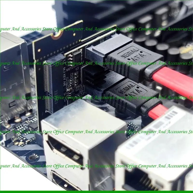 U55C NGFF KEY A/E TO 2 PORT CARTÃO EXPANSÃO RISER SATA3 6G Controller