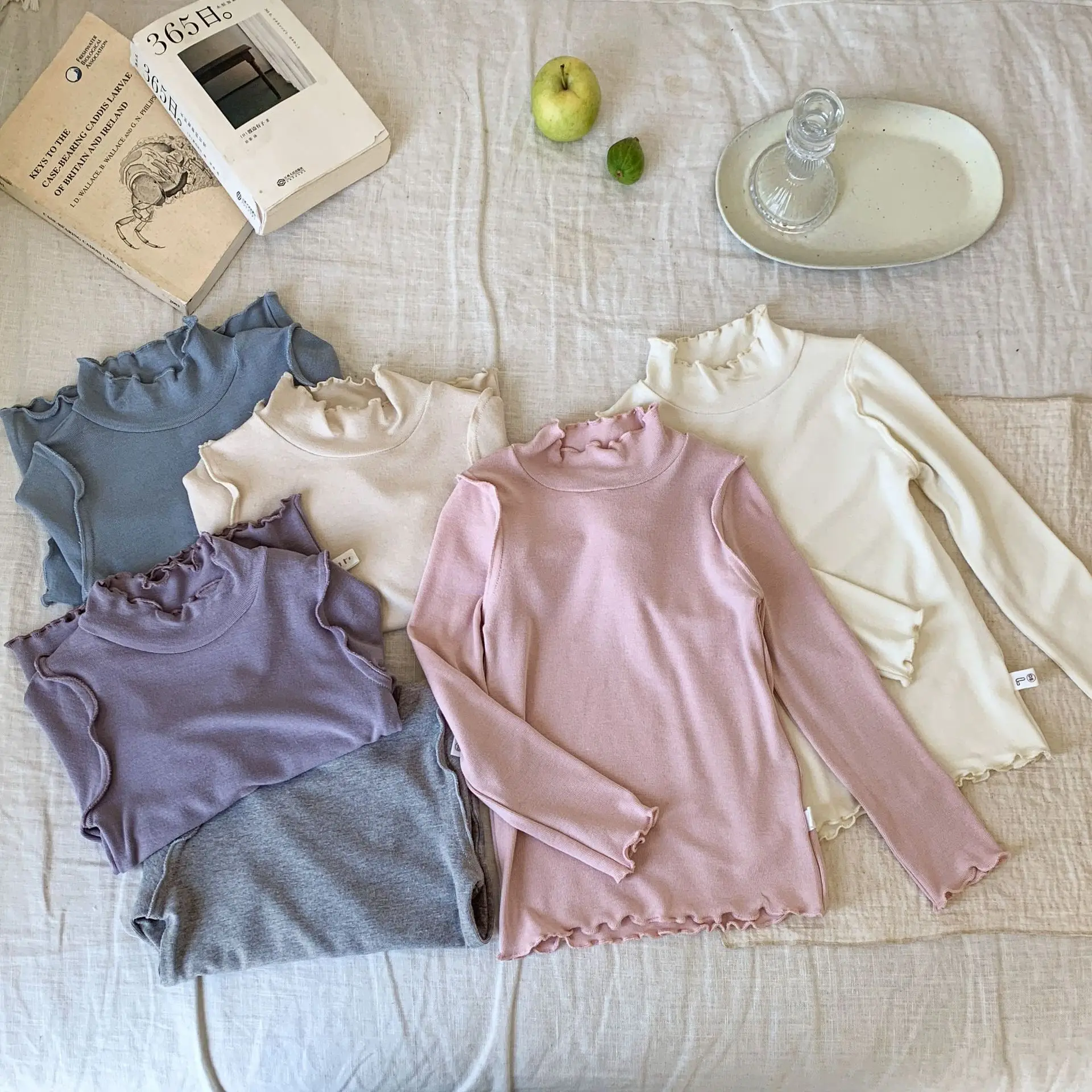 

Children's Clothing Girls Bottoming Shirt Top 2025 Autumn New Children's Autumn Clothes Pajamas Baby Clothes