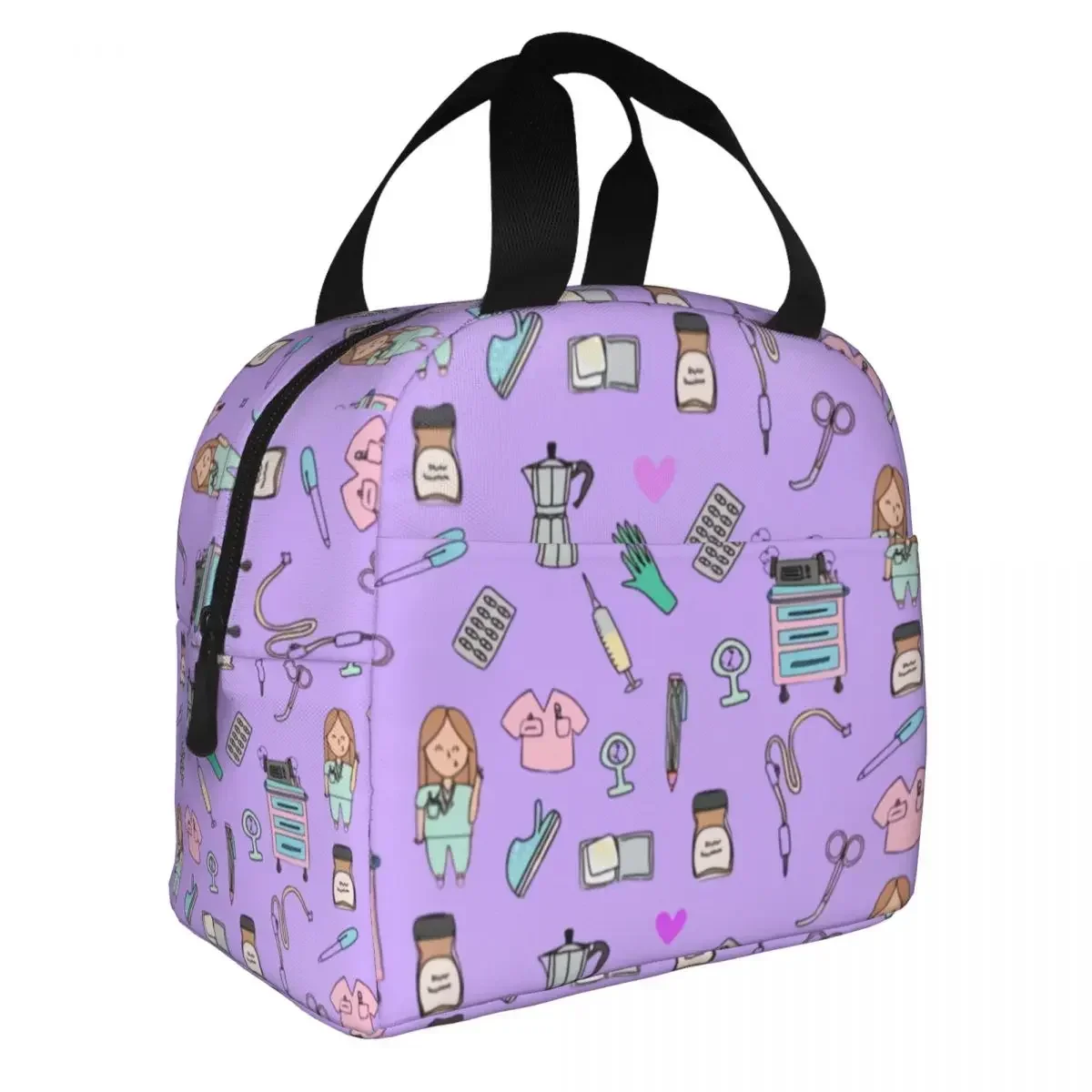 Custom Bag Custom Custom Doctor Nurse Medical Medicine Resuable Lunch Boxes For Women Multifunction Thermal Cooler Food Insulate