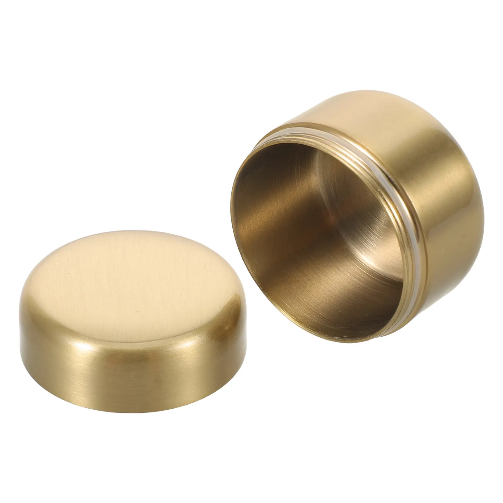 

Stainless Steel Waterproof Pill Organizer Compact Round Medicine Storage Box Portable Airtight Travel Pocket Container for Pills