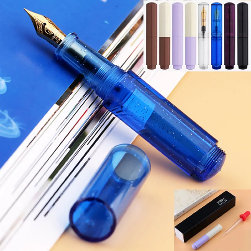 

Мини-перьевая ручка A+ Majohn Wancai | Карманный карандаш для глаз | Разноцветные/наконечники EF/F