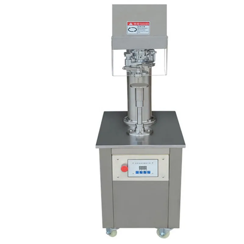 Vertical Non-Spinning Can Sealing Machine Stainless Steel Can Sealer for Tinplate Food Can Capping Machine