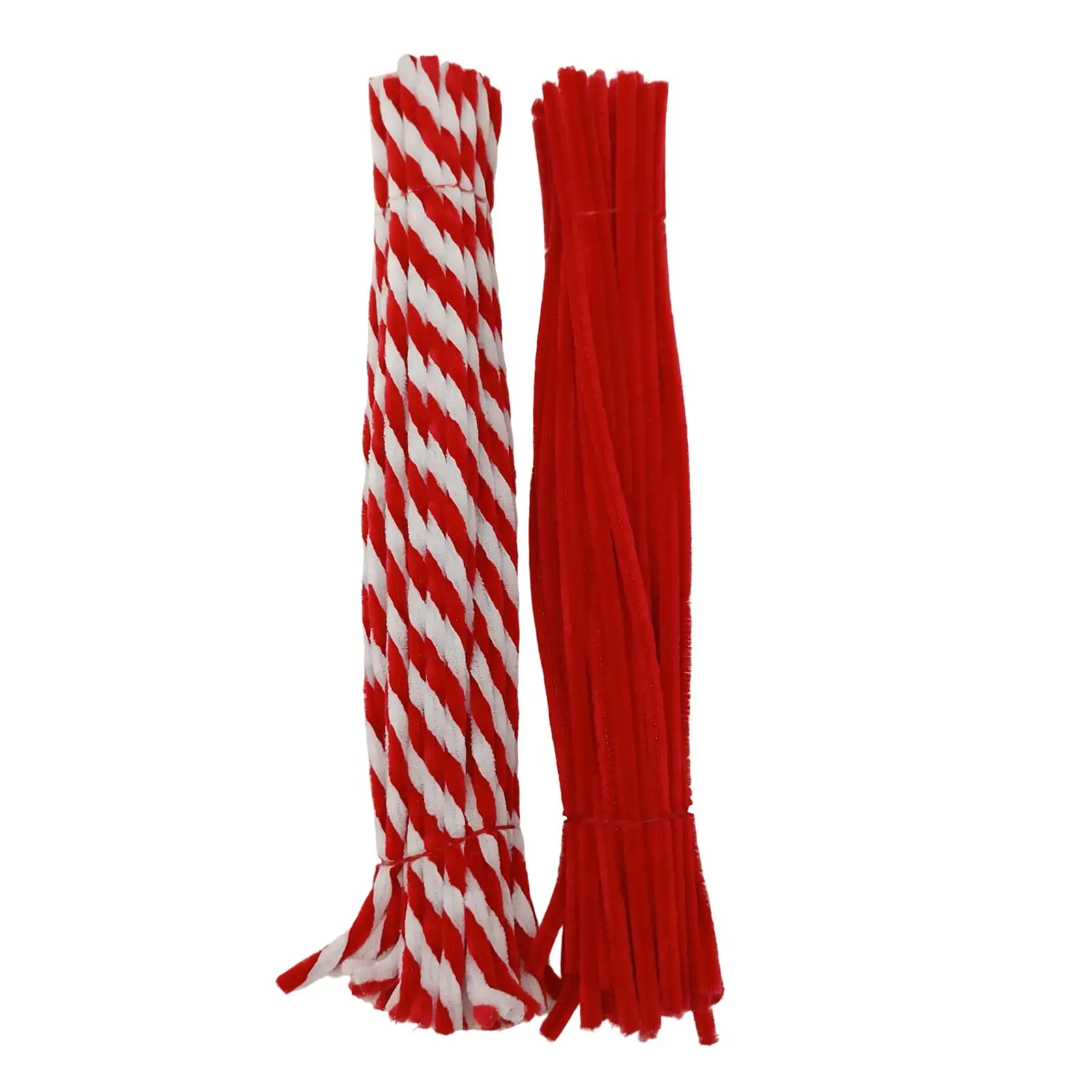 

Christmas Pipe Cleaners Bendable Chenille Stems Fuzzy Sticks Versatile for DIY Bow Wreath Christmas Tree Holiday Art Crafts