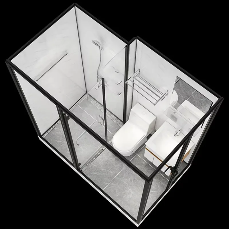 Modern Portable Prefab Hotel Bathroom Pods Ada Compliant Tiny Ada Compliant Bathroom Pods Rectangle Expensive Complete Modular