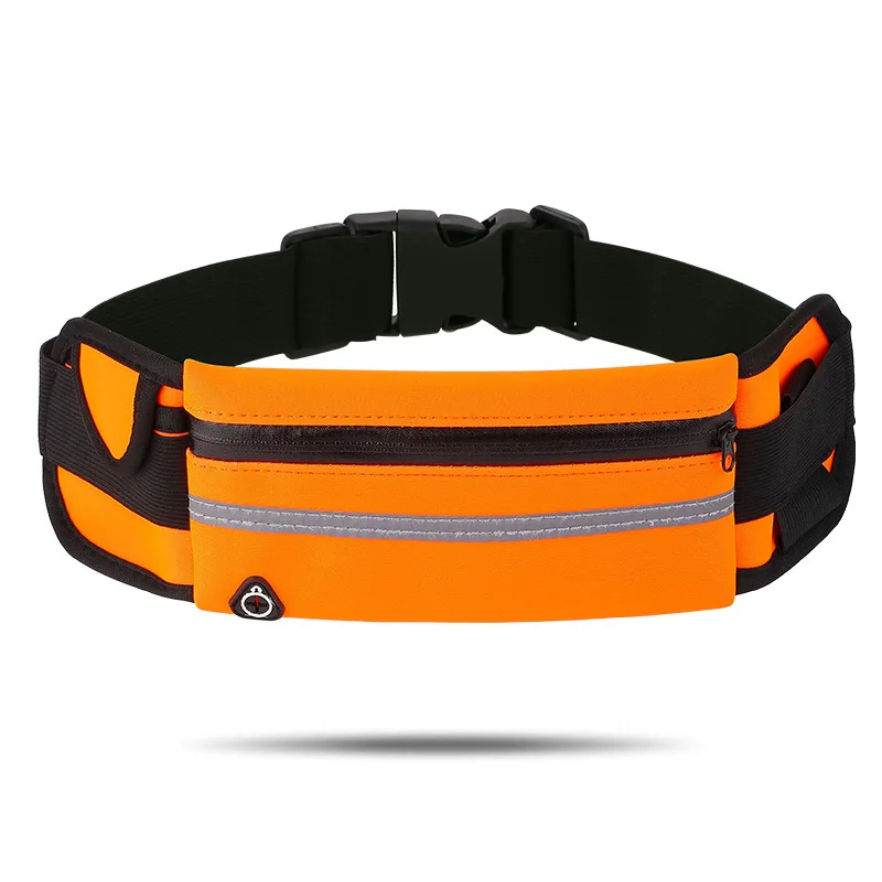 Reflective Waterproof Running Waist Pack Adjustable Elastic Belt Sports Fanny Pack Mobile Phone Holder Gym Cycling Jogging