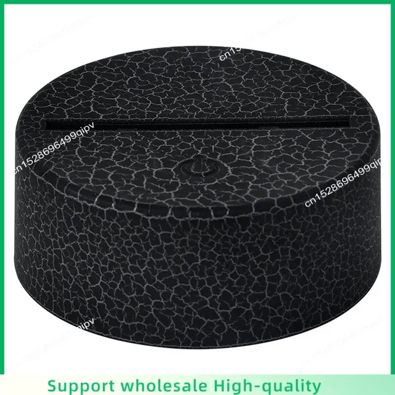 ABSF 3D Night Light Base Colour Changing Luminous Base Light USB Interface Led Light Display Base Night Light Plastic Base