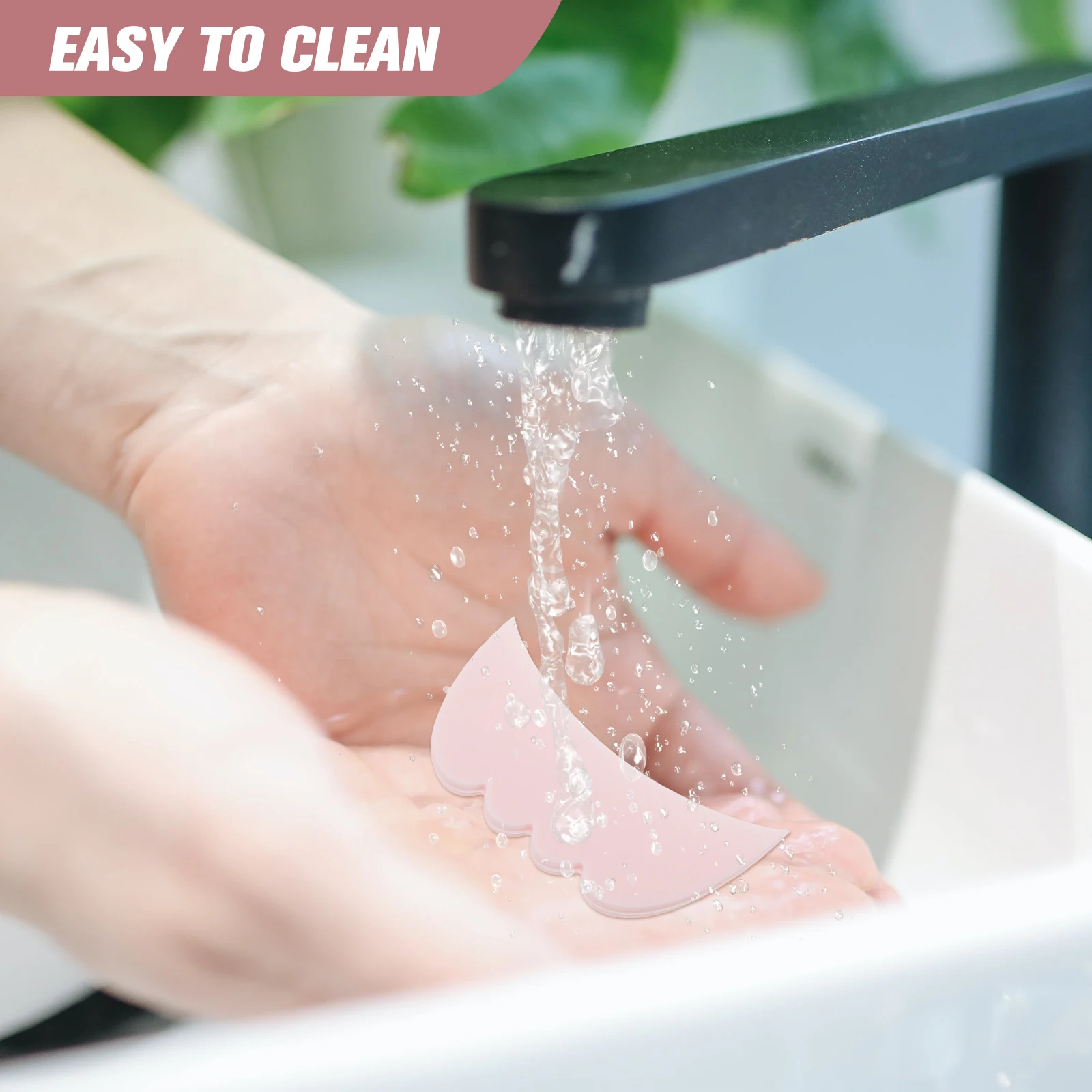 2Pcs 아이 메이크업 어시스턴트 아이섀도우 아이라이너 마스카라용 부드러운 실리콘 쉴드 정밀 도포용 얼룩 방지 뷰티 도구