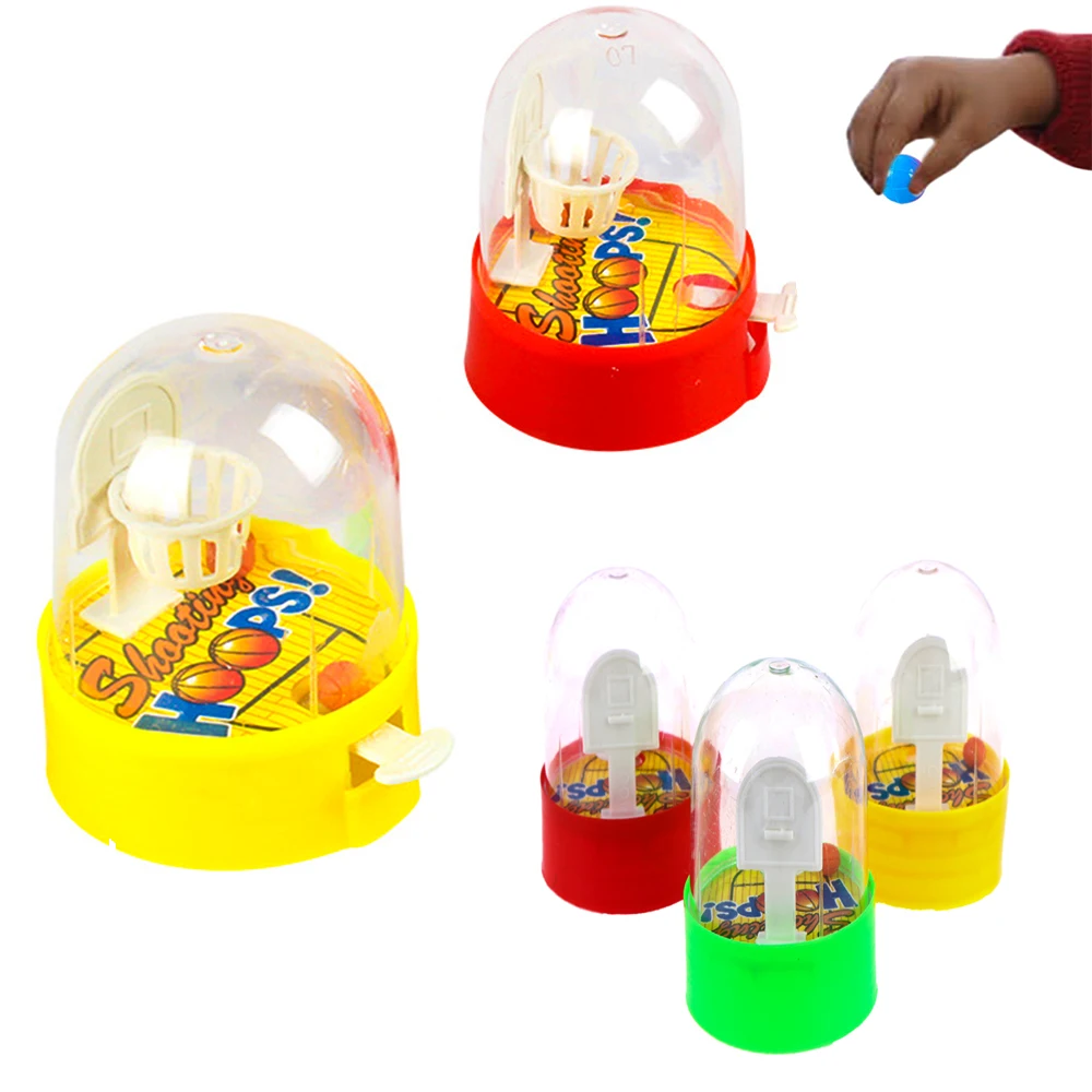 12 pezzi cerchi da tiro Mini basket Desktop Fingers Toys forniture per feste di compleanno per bambini tiro per feste gioco per bambini regalo per feste a tema