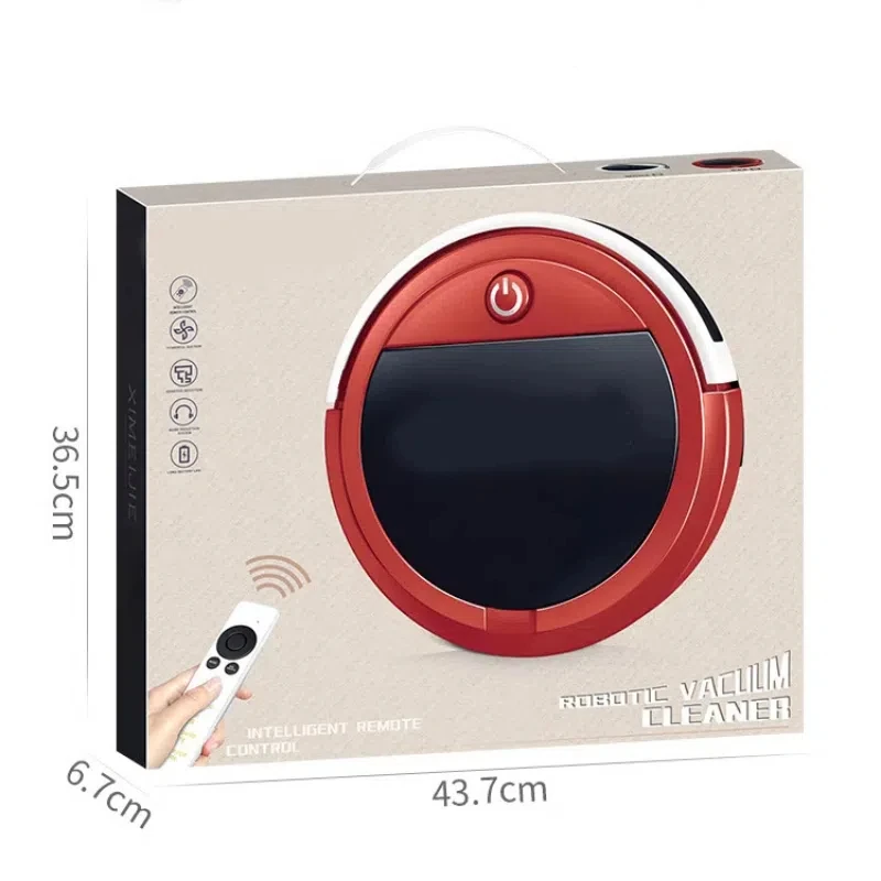 روبوت كنس منزلي ذكي، مكنسة كهربائية صغيرة جديدة، ماكينة كنس أوتوماتيكية بالكامل وقابلة لإعادة الشحن