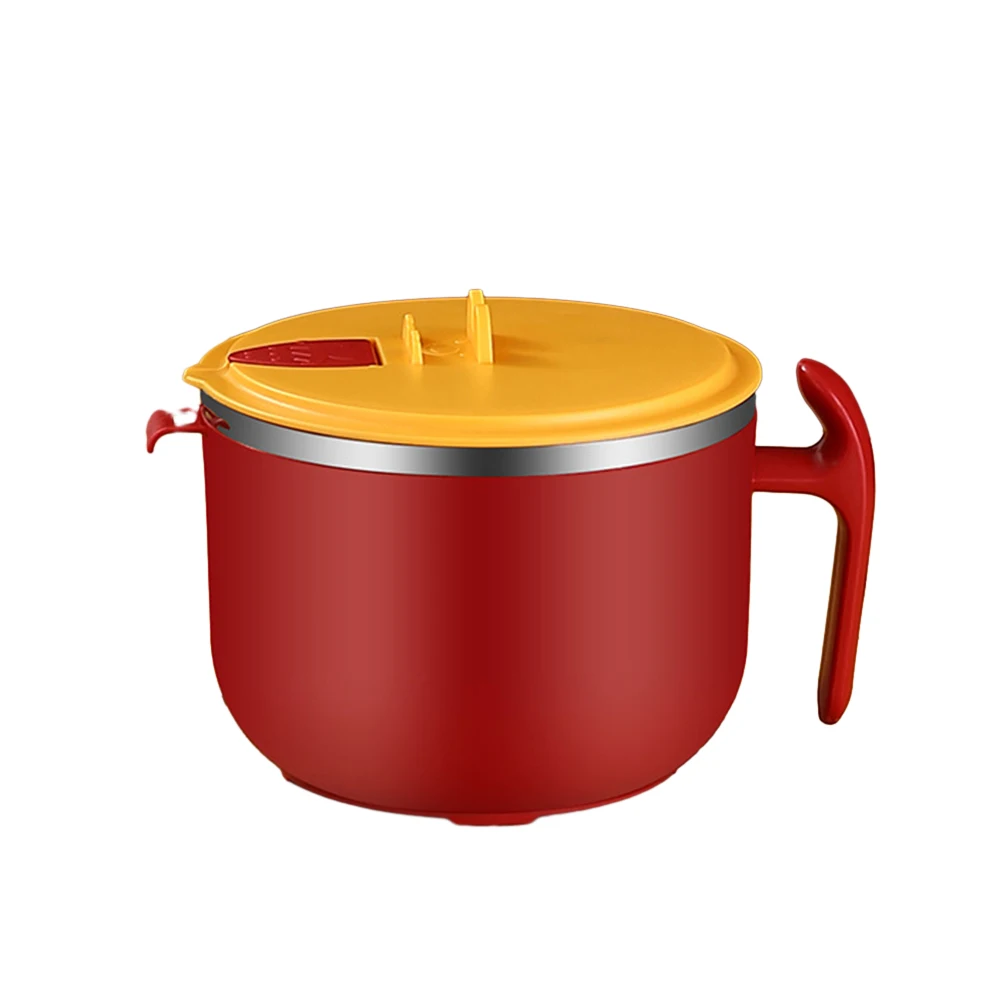 

Миска для обеда/ланч-бокс, 1200 мл, 1 шт., из нержавеющей стали, для приготовления пищи, для дома и кухни, для рамена, супов, высокое качество