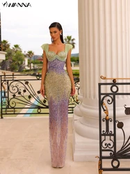 Romantic Sweetheart Neck Evening Dress Sparkly Sequins Prom Gown 2025 Luxury Straight Cocktail Dresses Customized Robe De Mariée