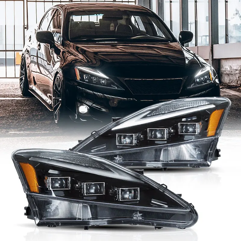 

VLAND New style Front Light LED Headlight Sequential 2006-2012 For Lexus IS250 IS350 ISF IS300