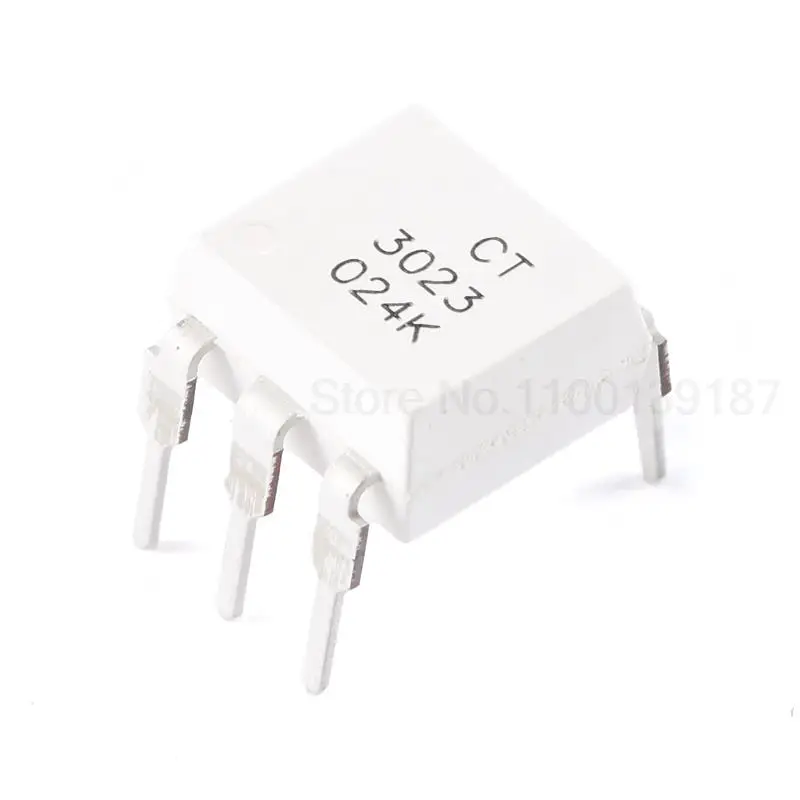 10PCS/lot Original CT3023 DIP - 6 random phase chips compatible MOC3023 photoelectric coupler