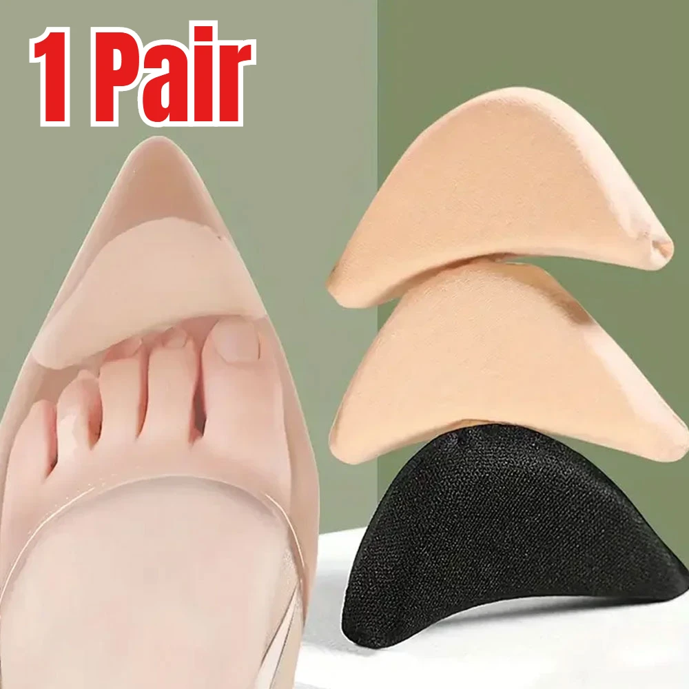 

Женская заглушка для пальцев на высоком каблуке, обезболивающая вставка для обуви, подушка для ладони, мягкий передний наполнитель для пальцев ног, губка для передней части стопы, стельки регулируемых размеров