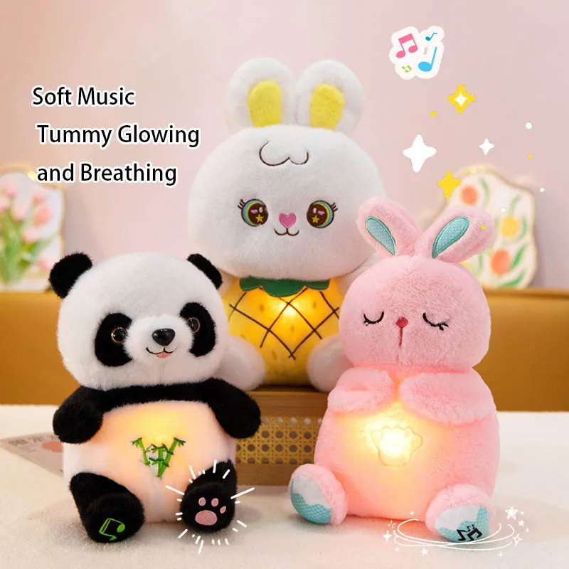 

Breathing Otter Sleep And Playmate Otter Stuffed Plush Toy With Musical Light Sound Baby Sensory Interactive Calming Toy Gift