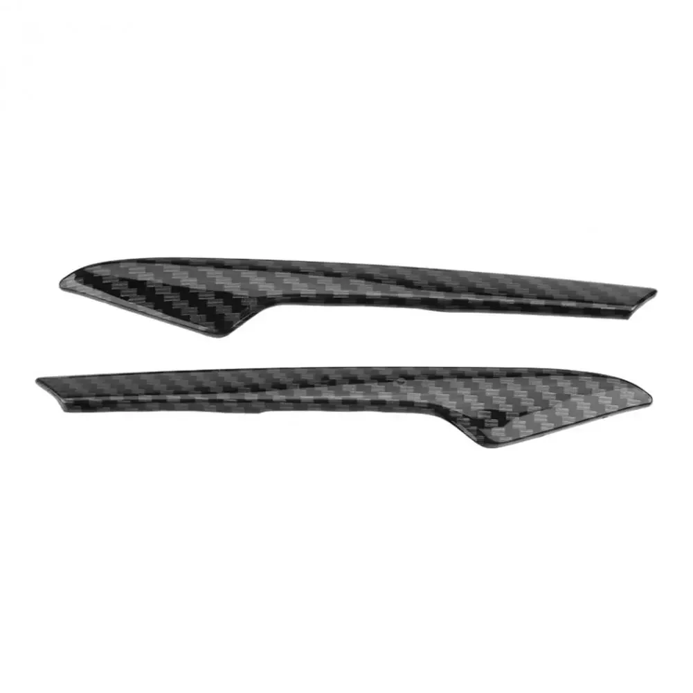 For Honda Civic 10th Gen 2016-2018 3Pcs Carbon Fiber Style Steering Wheel Frame Cover Trim Stickers