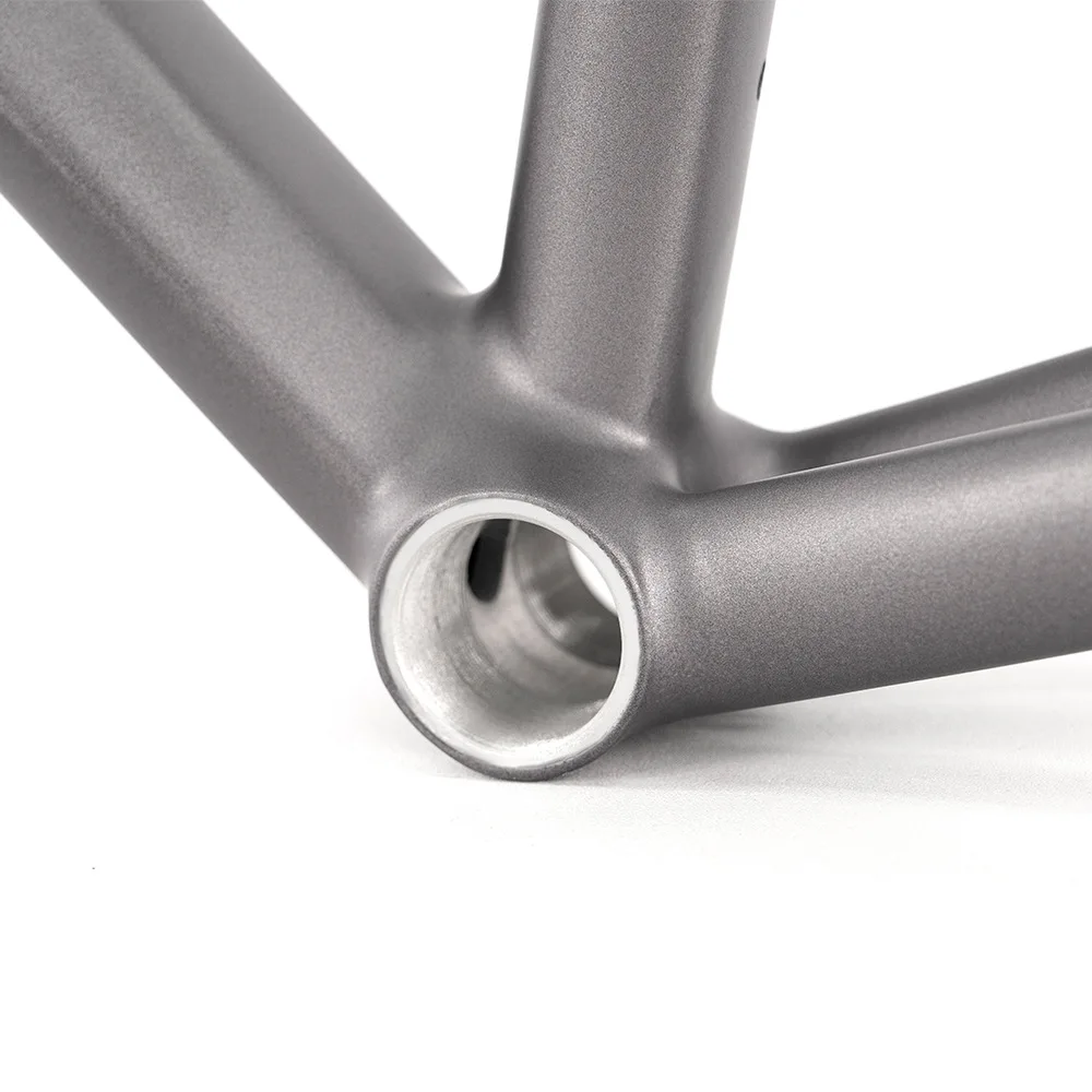 700C Road Bike Aluminum Frame with Carbon Fork Thru Axle 12x100 12x142 Disc Brake Internal Cable Frame Bicycle Parts