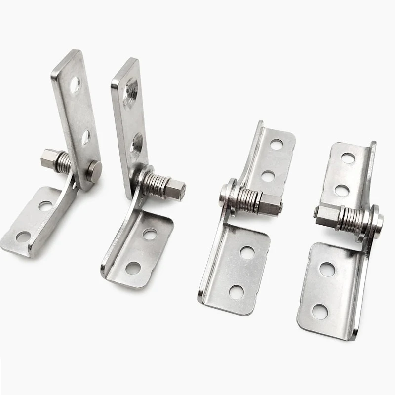 HY2722 Special Design Factory Price Half Overlay Door Torque Mirror Cabinet Hinge silver 10pcs