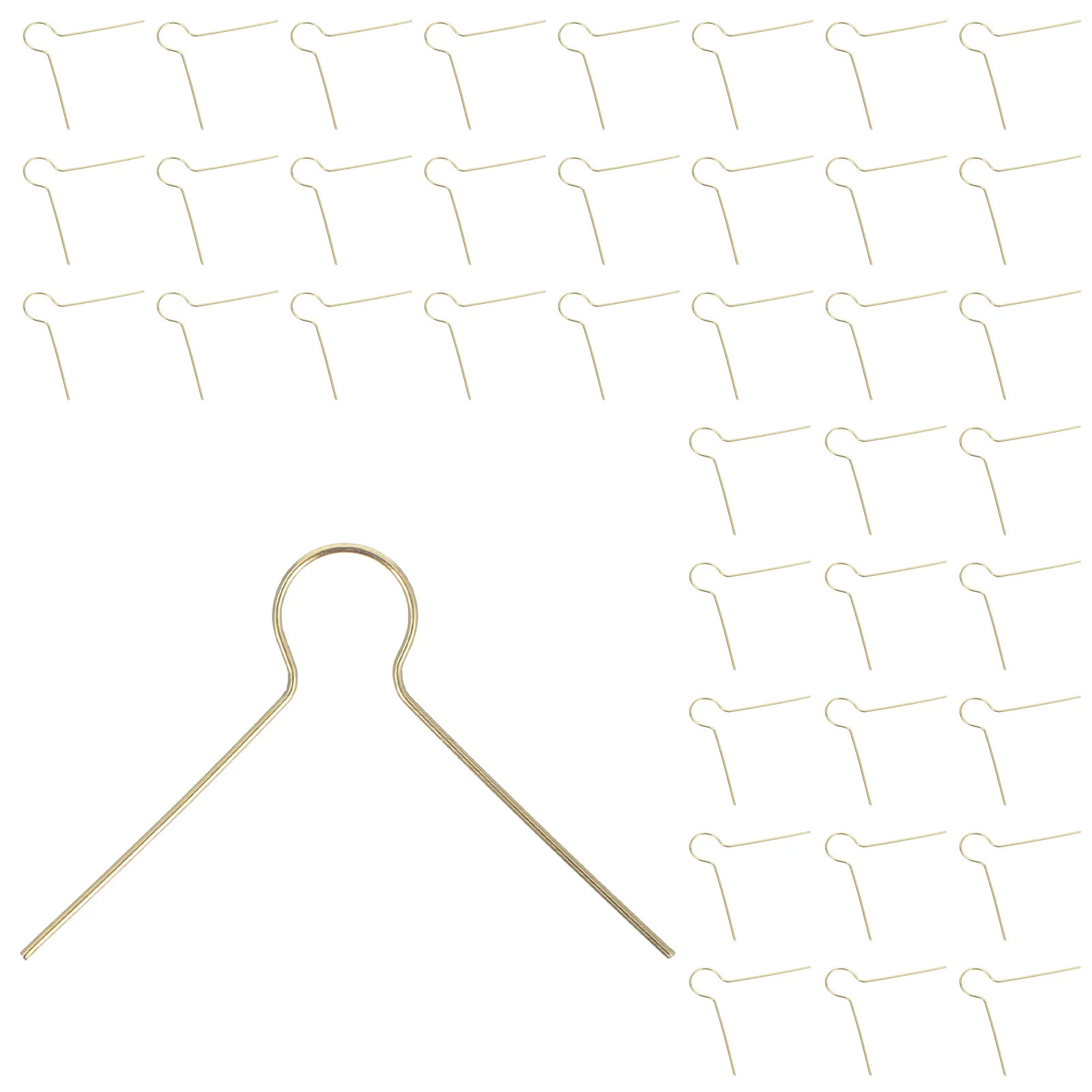 

100Pcs V-Shaped Iron Metal Christmas Ornament Hooks Tree Hangers for Balls Eggs Holiday Hanging Ornament Hangers