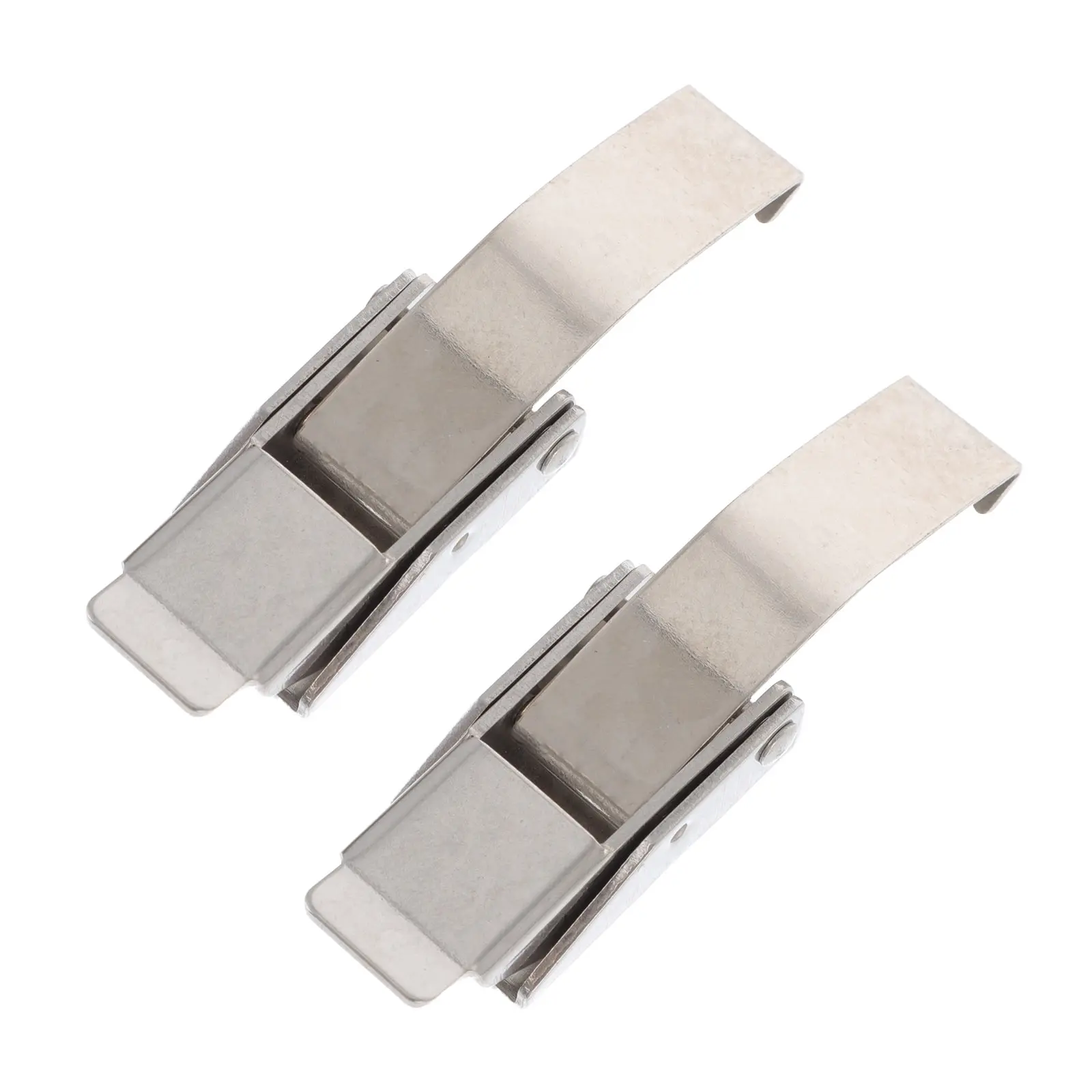 

2Pcs Heavy-duty Case Buckles Stainless Steel Tool Box Latch Durable Multifunctional Carriages Hardware Accessory