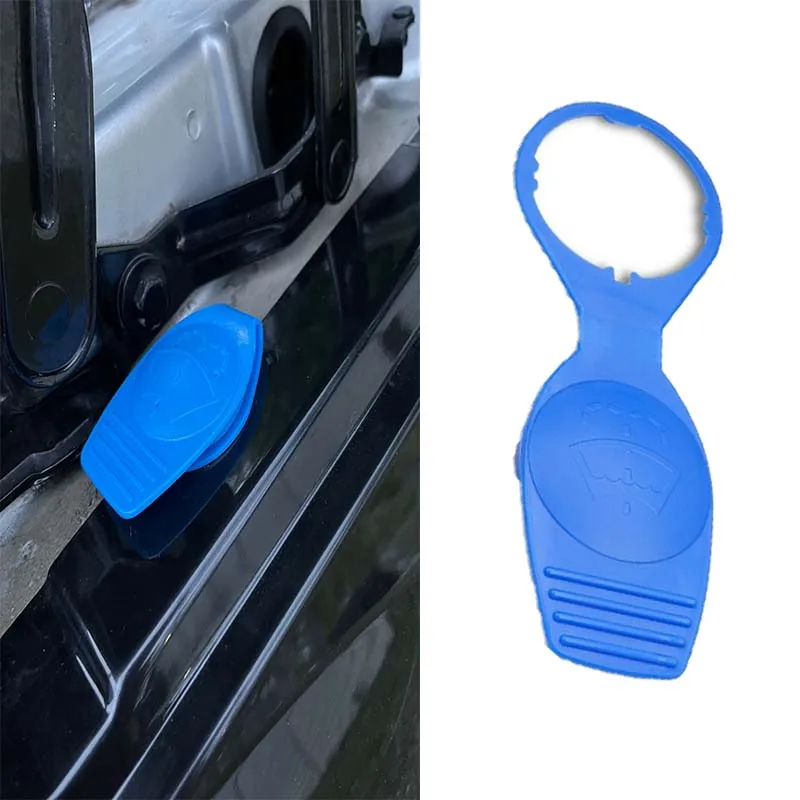 Blue Windshield Washer Fluid Bottle Storage Cap 1K0955455 For Vw Beetle Cc Golf Jetta Passat Touareg Audi A4 A6 A8 Q5 Q7'S