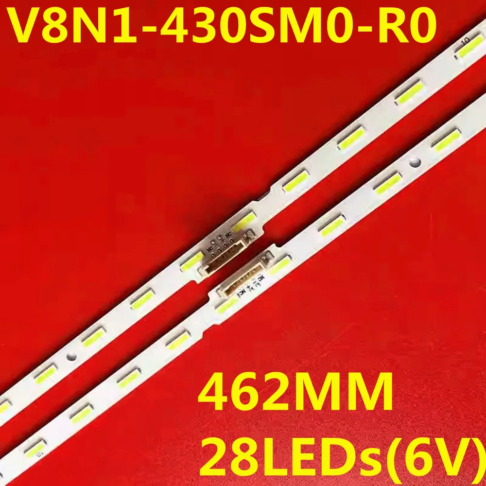 LED Strip 28lamp For V8N1-430SM0-R0 UE43NU7025 UE43NU7090 UE43NU7092 UE43NU7095 UE43NU7100 UE43NU7120 UE43NU7125 UE43NU7170
