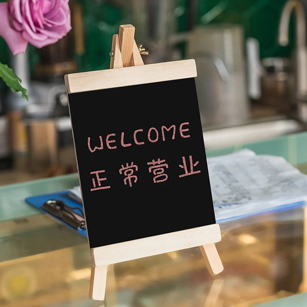 Message Blackboard Household Chalkboard Sign Home Accessory Multi-Function Decorative Desktop Supply Wedding Home Decor Chalk