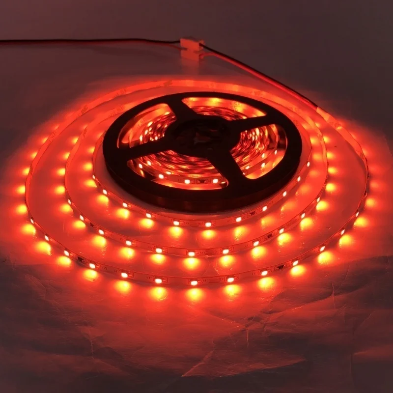 LED Strip Garland Light Flexible 5M 16.5ft SMD 2835 300leds RGB Non Waterproof Gaskets DC 12V For Home Christmas Party Wire Tape