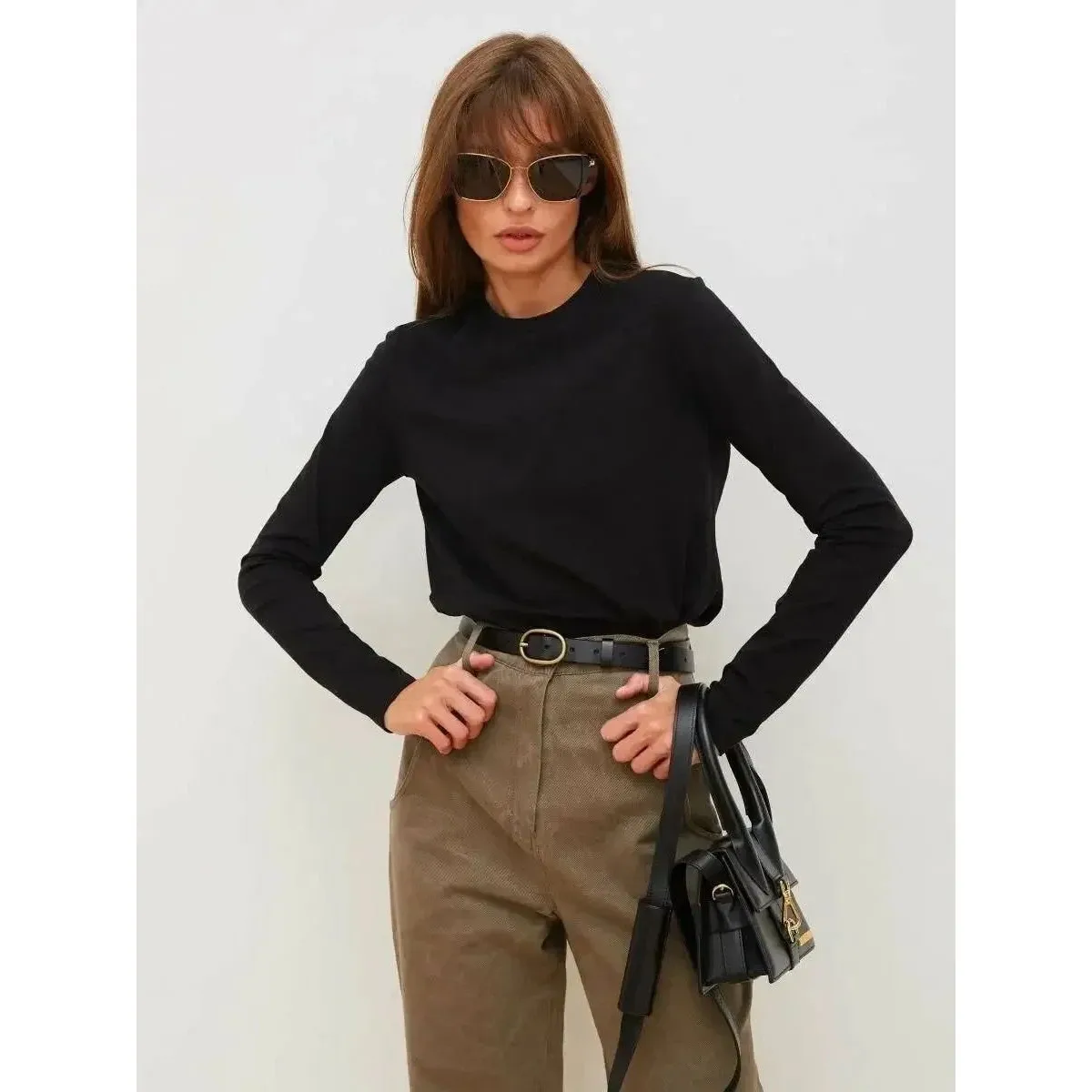 Cseta Fena Bornladies 00% Aodão Boti Moda Casual Confortável Respirável para Primavera e Outono