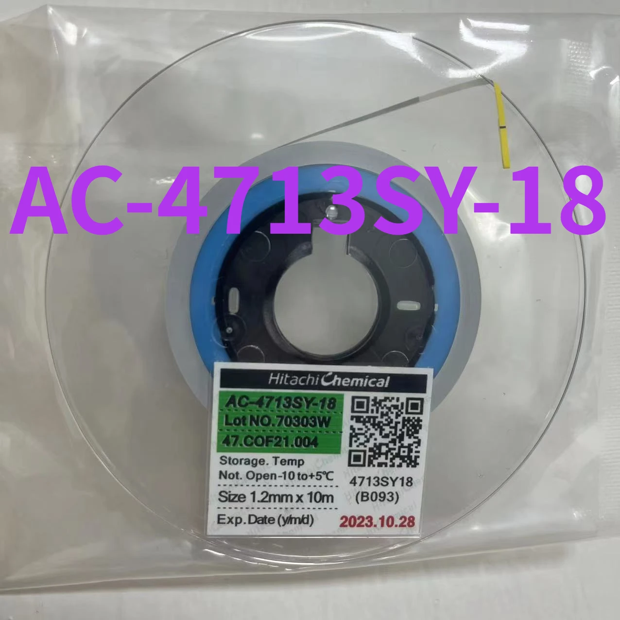 New Date Original ACF Conductive Adhesive AC-4713SY-18 1.2mm Repair LCD TV Glass End Tape