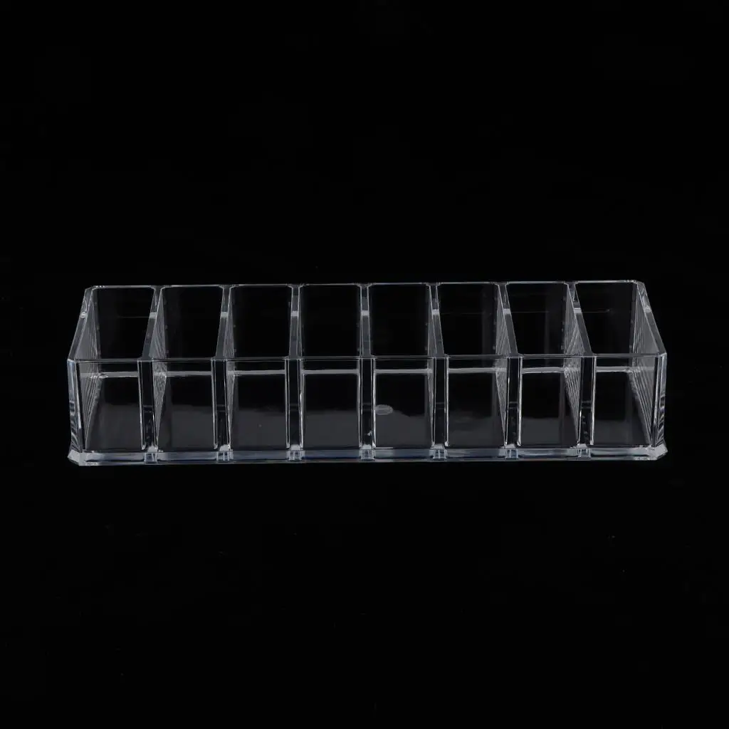 

Acrylic (Bronzer, Highlighter, , Blush) Compact Makeup Organizer | 8 Space Cosmetic Storage Box