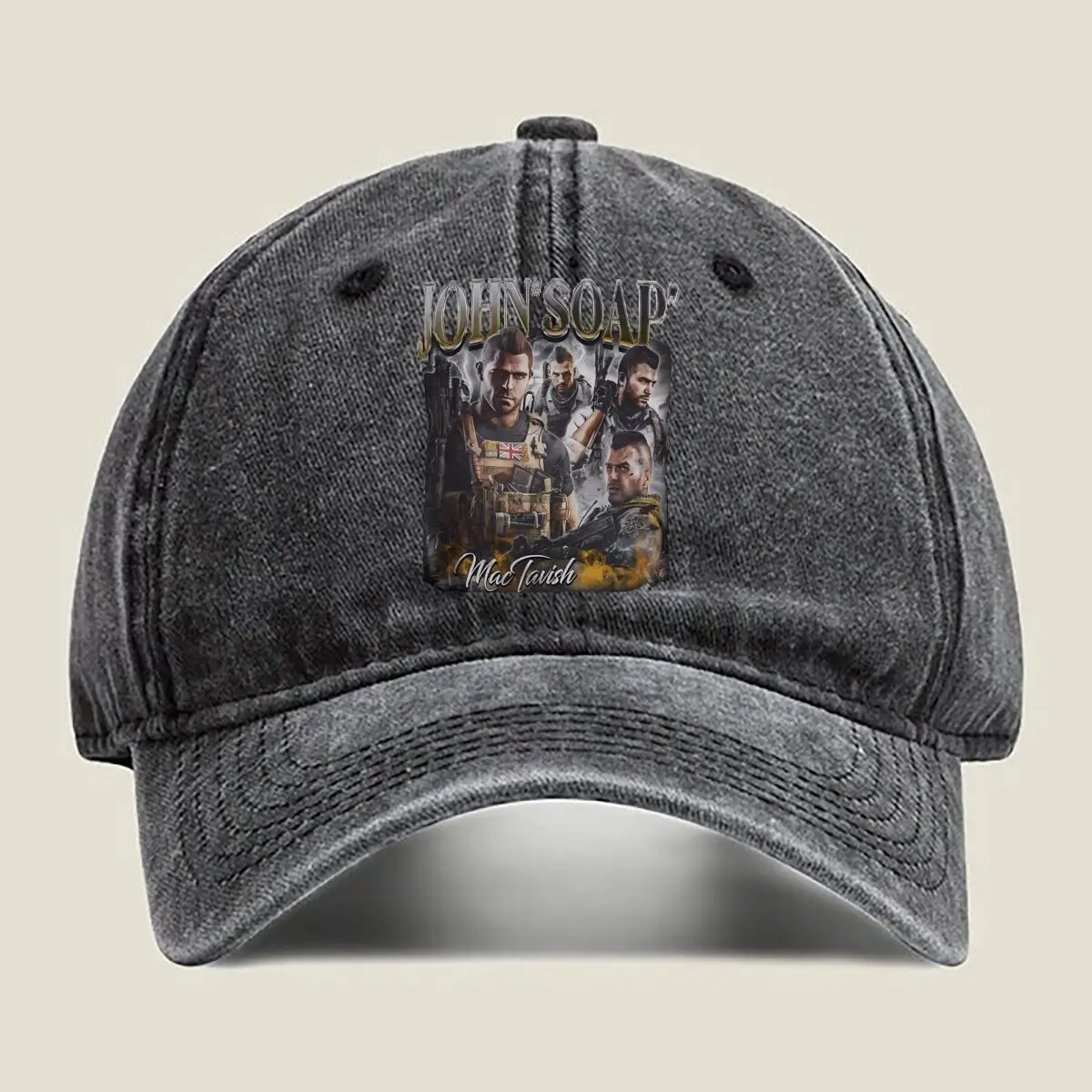 

Soap - Bold, TV, Retro, Text, Minimalist - Themed Washed Baseball Cap