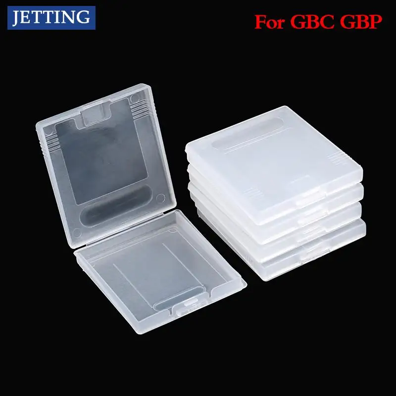 5Pcs Transparent Game Storage Box Card Anti Dust Cover Case Protection Game Card Box For Gameboy Color Pocket GBC GBP