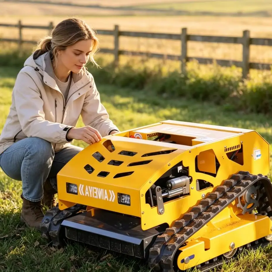 Customized Cordless Robot Lawn Mower GPS Autonomous Smart Lawn Robot Mower Radio Control Electric Garden Grass Mower