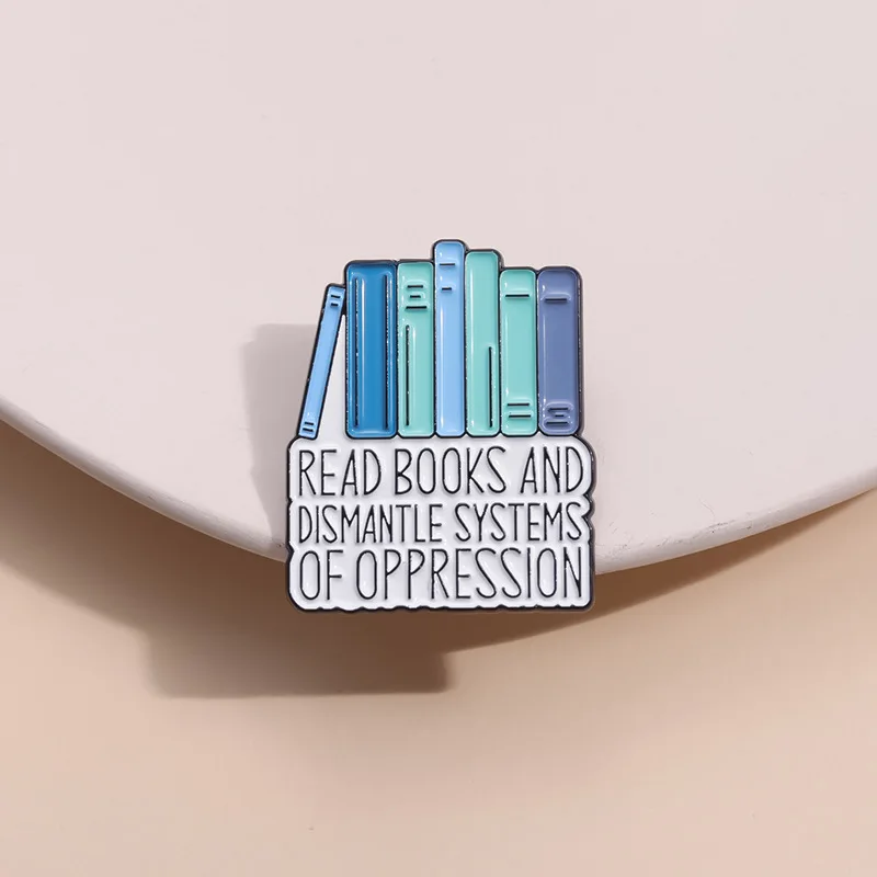 Creative Book Enamel Pins for Book Lovers