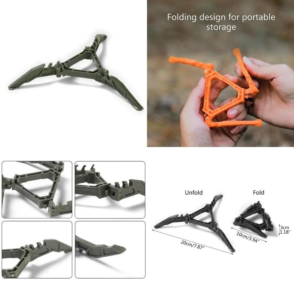

Y1UC Gas Bracket Foldable Canister Stand Gas Canister Support Gas Stand Bracket Tripods Stove Flat Gas Holder