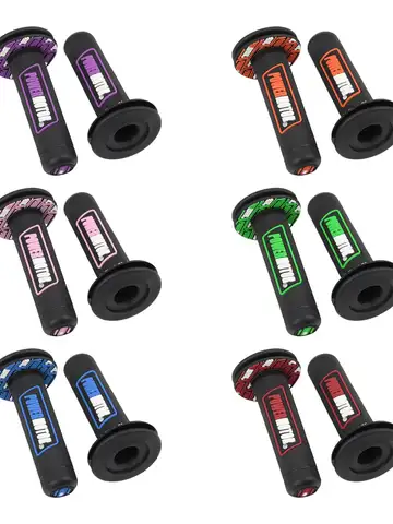 Motorcycle Motorbike 24 22mm Handle Grips Universal Handlebar Rubber Gel Hand Grip Brake Motocross Dirt Pit Bike