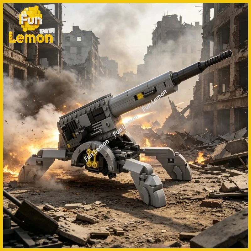 

Simulated AV7 Anti Vehicle Cannon MOC Building Blocks Galactic Defense Turret Model Puzzle Bricks Toy For Fans