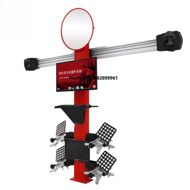 Cheap 3D Four Wheel Car Alignment Machine with CE/ISO Certification 220rpm Balancing Speed & 60kg Max Wheel Capacity