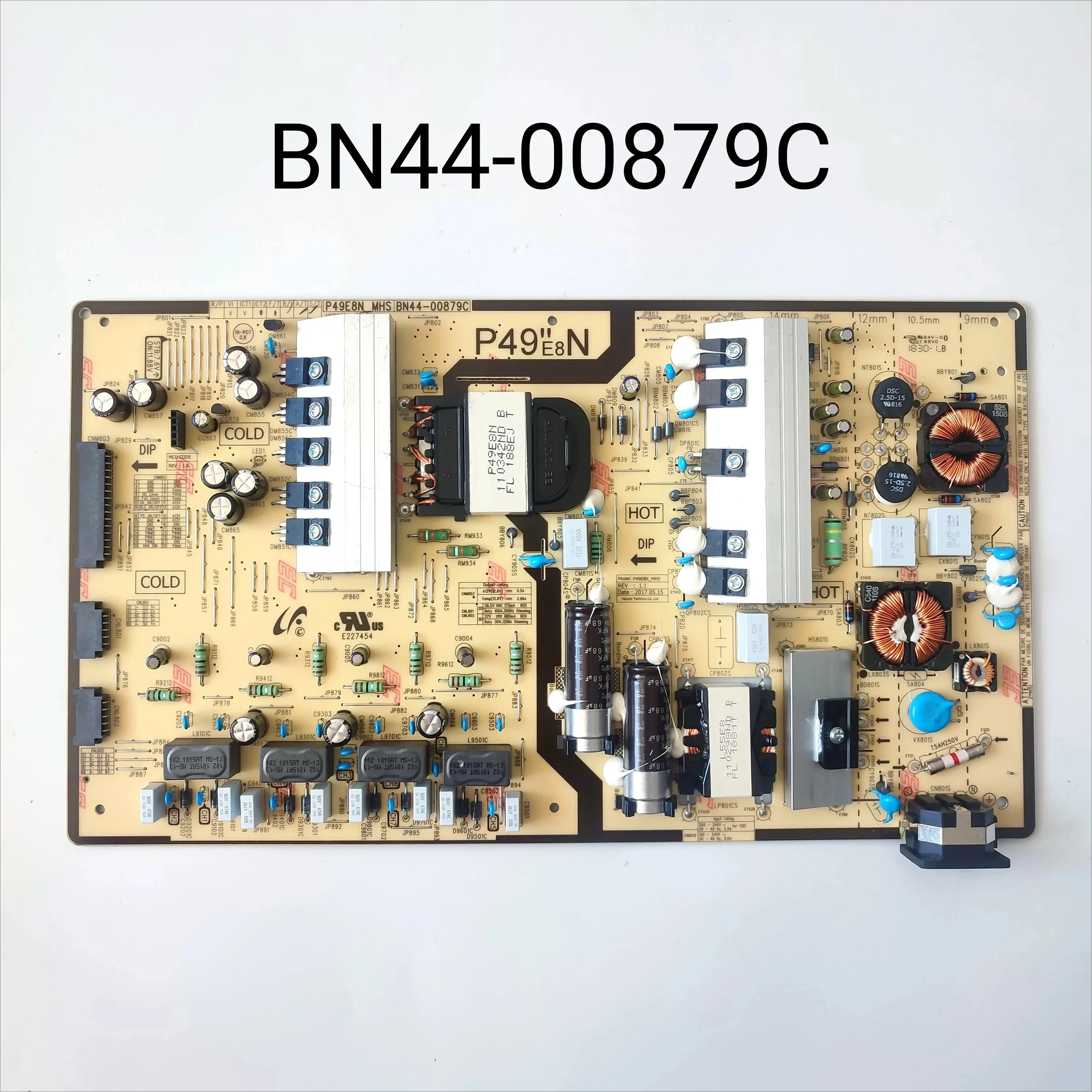 

BN44-00879C P49E8N_MHS REV 1.1 Power Board is for Samsung LC49HG90DMNXZA C49HG90DMN C49HG90DMN 49 Inch TV Parts