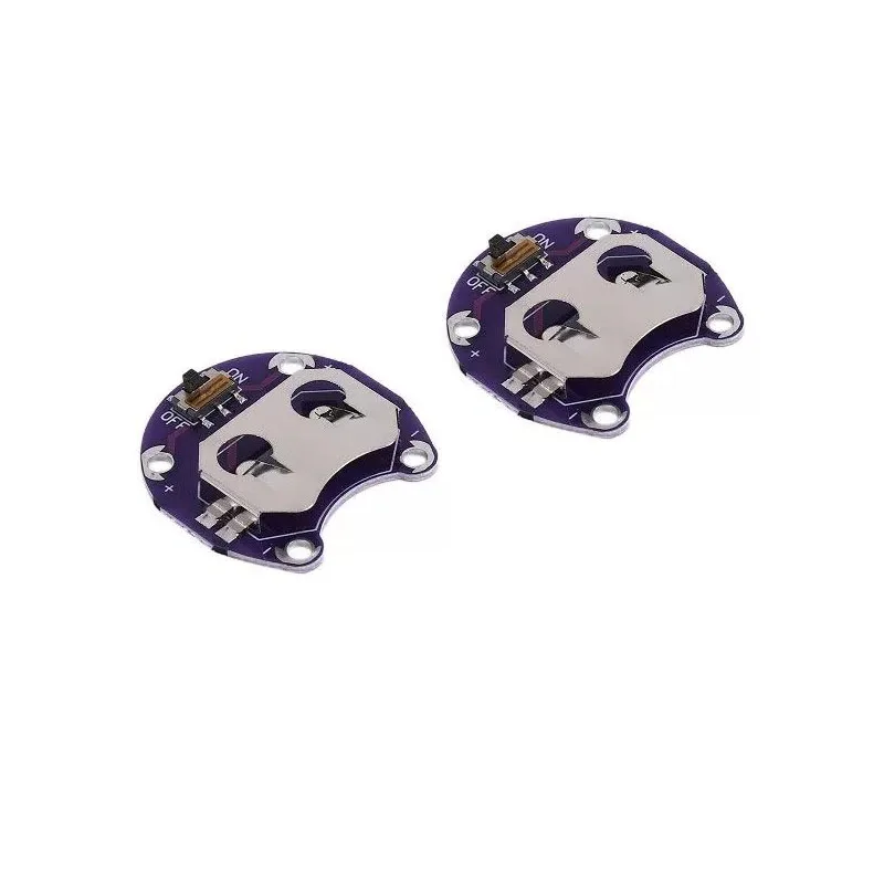 5PCS LilyPad Portabatteria a bottone CR2032 Modulo di montaggio batteria per arduino KIT FAI DA TE