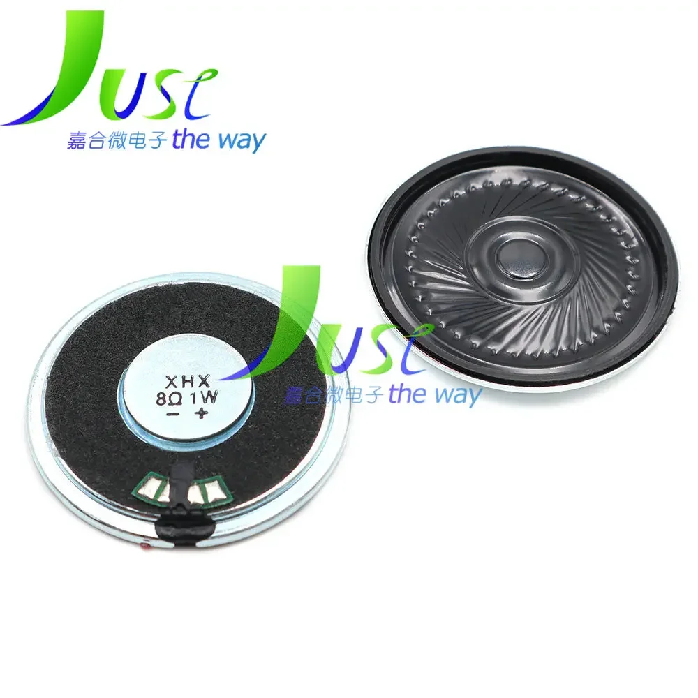 2Pcs 40MM 8Ohm 1W Iron Case Internal Magnet Speaker Ultra-thin 40*5.0MM Diameter 40 MM 8 Ohm 1 Watt Loud Speaker Loudspeaker
