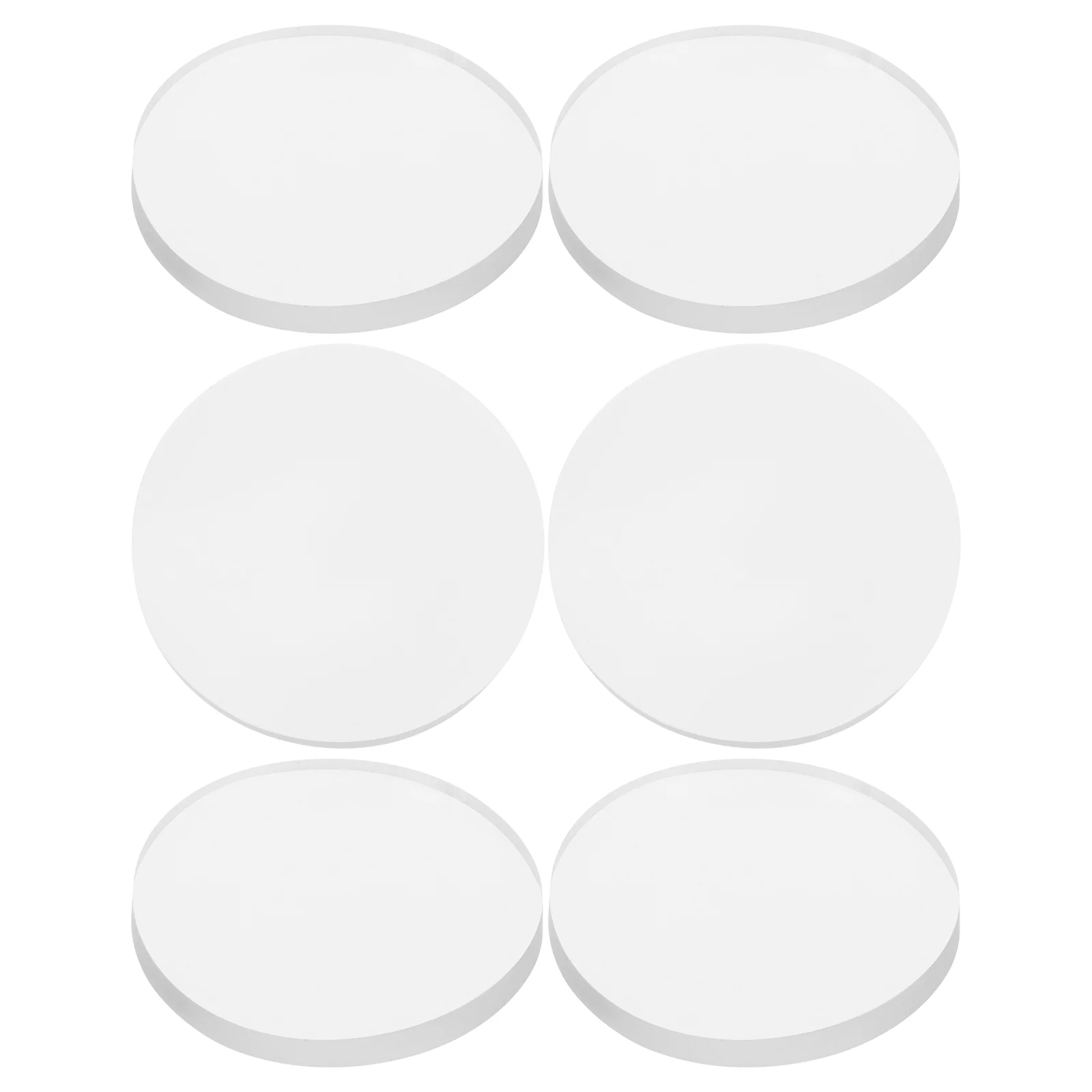 

50pcs Clear Non-Slip Furniture Pads Glass Table Top Bumpers Grippers Transparent Round Protector Feet Anti Slip Pads For Glass T