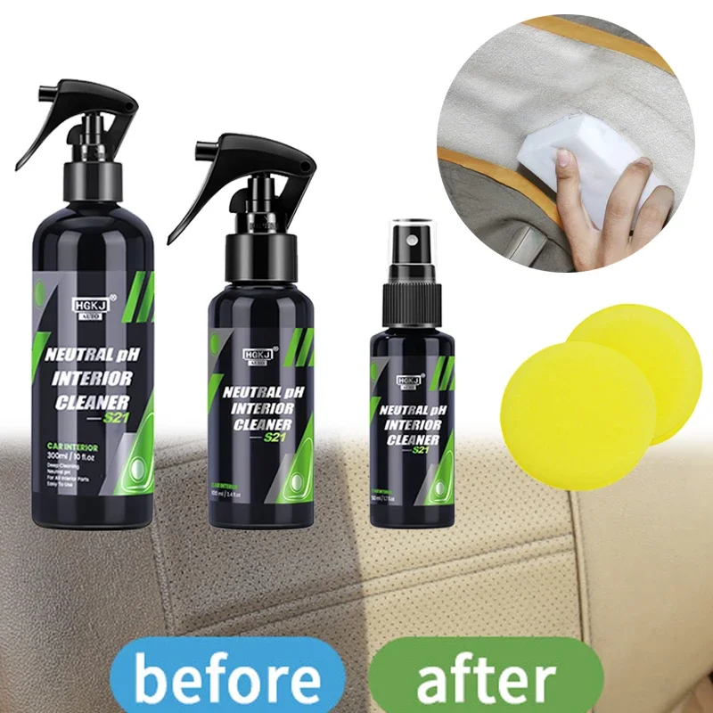 

Car Interior Cleaning Mist Spray Roof Dash Cleaning Agent Leather Ceiling Fabric Cleaning Spary Auto Washing Tools 50/100/300mL