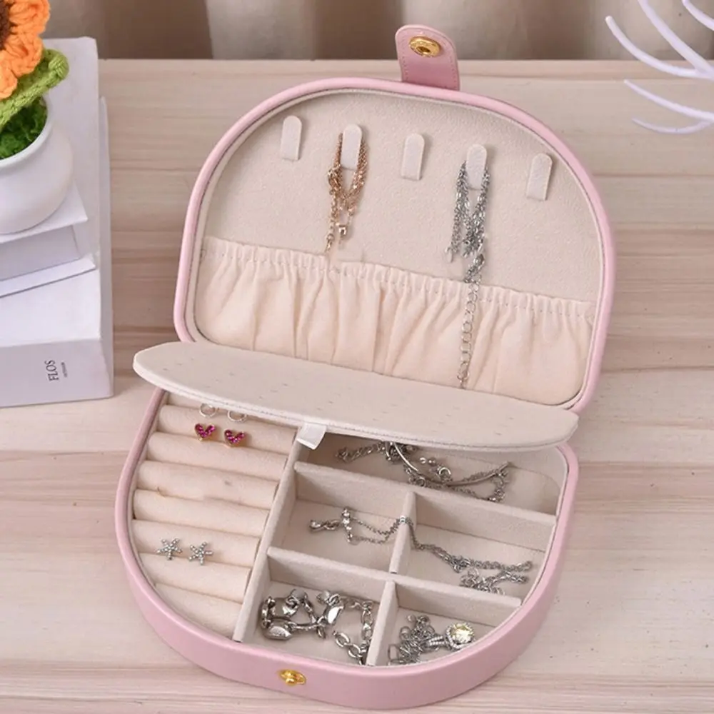 

PU Leather Jewelry Packing Bag Bracelet Rings Necklace Jewelry Display Box Organizer Large Capacity Earrings Storage Case