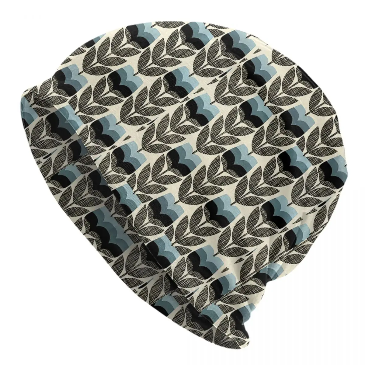 Orla Kiely Scandinavian Multi-stem Skullies Beanies Caps Winter Warm Knitted Hat Women Men Adult Bonnet Hats Outdoor Ski Cap